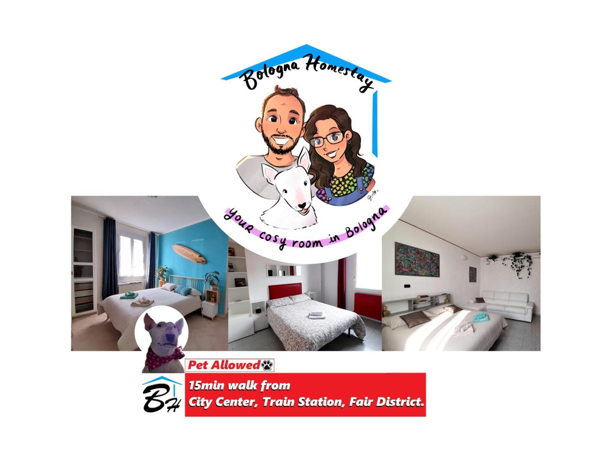 Bologna Homestay Bagian luar foto